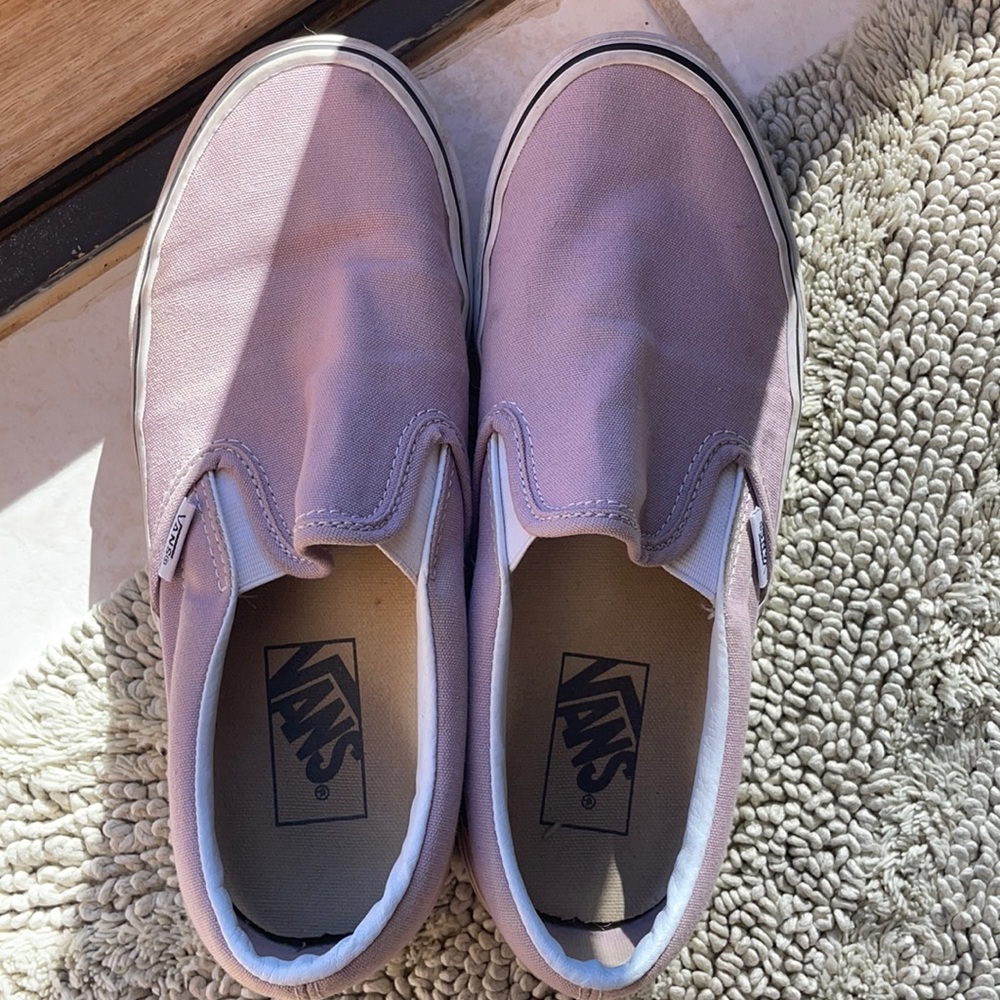 Purple slip on Vans